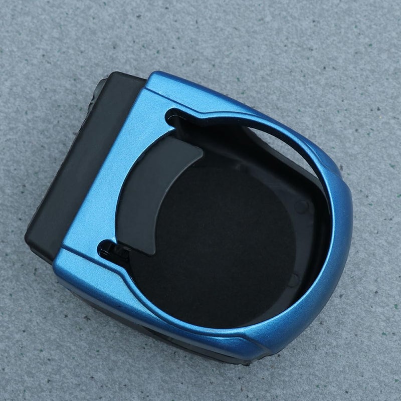 Car Air Vent Cup Holder Set of 2 Blue and Black Automotive Drink Holders for Water Bottles - Image 5