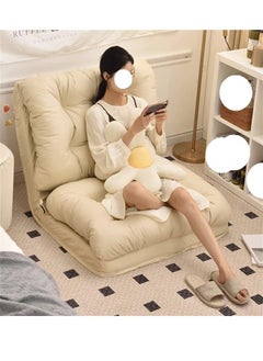 Generic Foldable Futon, Hidden Zipper Design, 5 Adjustable Reclining Position Backrest, Technology Cloth, Waterproof, Tatami Style Floor Sofa Bed  - Image 3