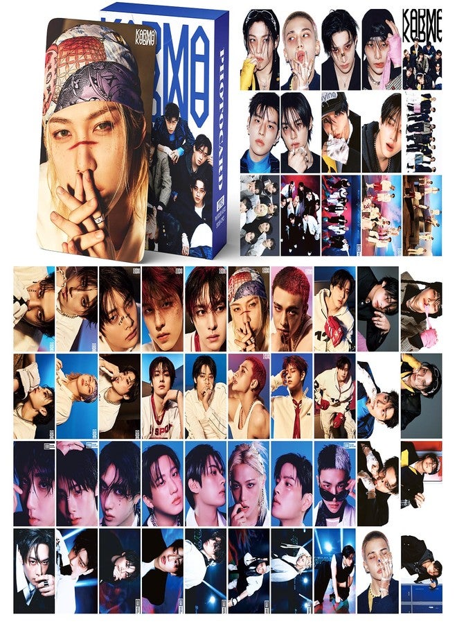 PYAJUU Stray Kids Karma Album Photocards 127PCS Karma Photo Card Set Stray Kids The 4th Album Merch Boys and Girls Card Set 55 PCS Photocard and 72 PCS Stickers Gift for Stay - Image 5