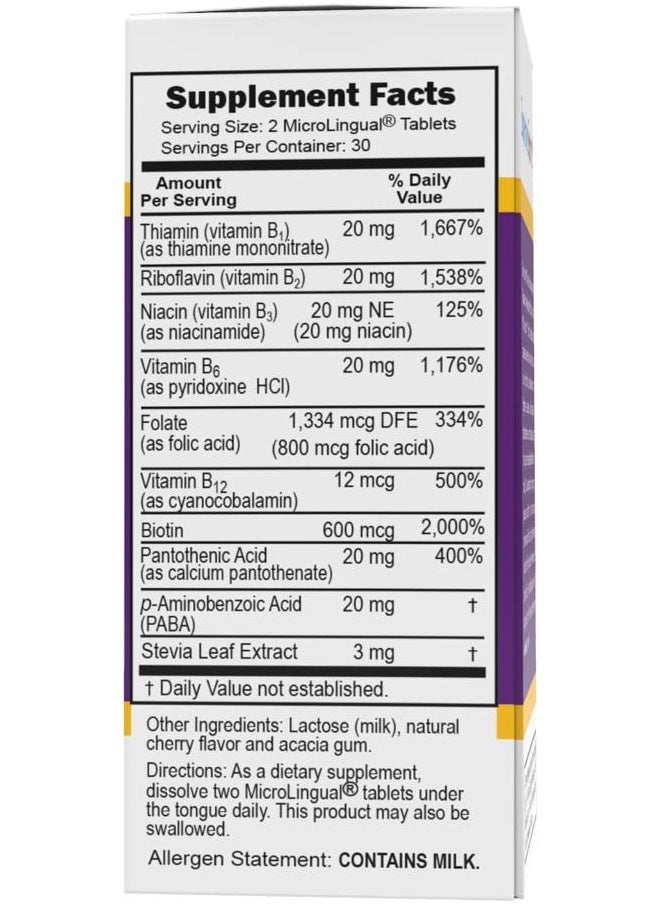 Superior Source Balance B Complex - Energy Support Supplement with Folic Acid & B Vitamins - Supports Heart & Muscle Health - B Vitamin Supplement Aids Immune Health - 60 Instant Dissolve Tablets  - Image 4