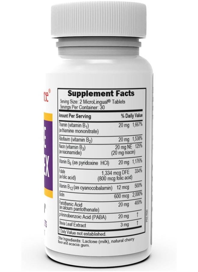 Superior Source Balance B Complex - Energy Support Supplement with Folic Acid & B Vitamins - Supports Heart & Muscle Health - B Vitamin Supplement Aids Immune Health - 60 Instant Dissolve Tablets  - Image 2