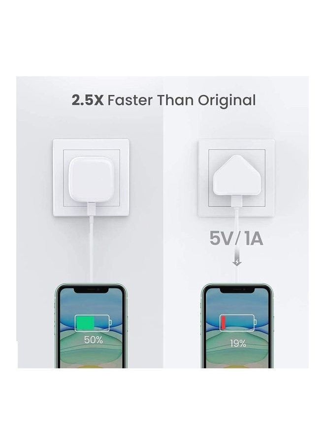 Rock Pow ROCK POW iPhone Charger Type C PD 20W Fast USB C Charger iPhone 16 Fast Charger Head Type-C Power Plug Universal Travel Adapter USB-C Plug for iPhone 16/16 Pro Max/16 Pro/16Plus/15/14/13/12,etc  - Image 2