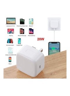 Rock Pow ROCK POW iPhone Charger Type C PD 20W Fast USB C Charger iPhone 16 Fast Charger Head Type-C Power Plug Universal Travel Adapter USB-C Plug for iPhone 16/16 Pro Max/16 Pro/16Plus/15/14/13/12,etc  - Image 3