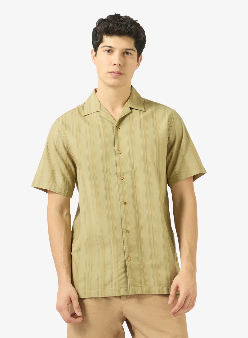 Ripples Mens Resort Collar Shirt