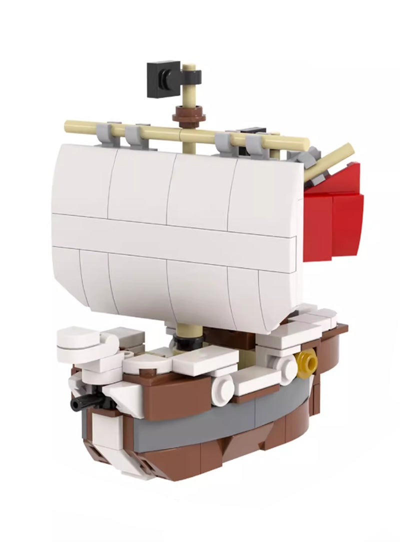 Children's Cartoon Pirate Series Small Particle Puzzle Building Blocks (Mini Merry 166Pcs)  - Image 1