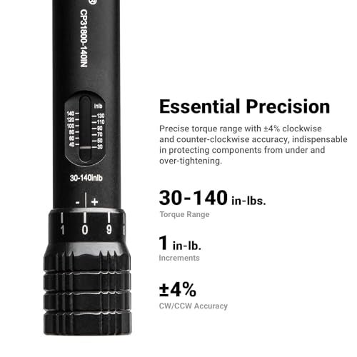Capri Tools 1/4 in. Drive Mini Torque Wrench Set, 30-140 in. lbs. - Image 3