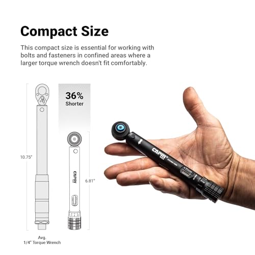 Capri Tools 1/4 in. Drive Mini Torque Wrench Set, 30-140 in. lbs. - Image 2