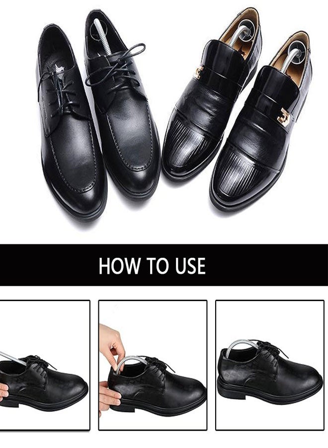 HAWAWA 5 Pairs Plastic Spring Shoe Tree Shoe Stretcher Shoe Shape 33cm Shoe Trees Sneaker Support for Men Black - Image 5
