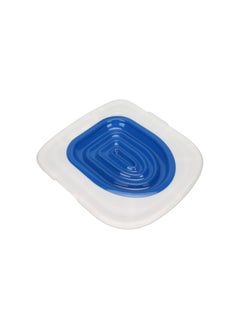 Cat Toilet Training Kit, Reusable Puppy Cat Litter Mat Kitty Urinal Seat Toilet Trainer, Strong Bearing Capacity Home Urinal Seat Potty for Puppy & Small Pet (White Tray, 1 Blue Inner Support)