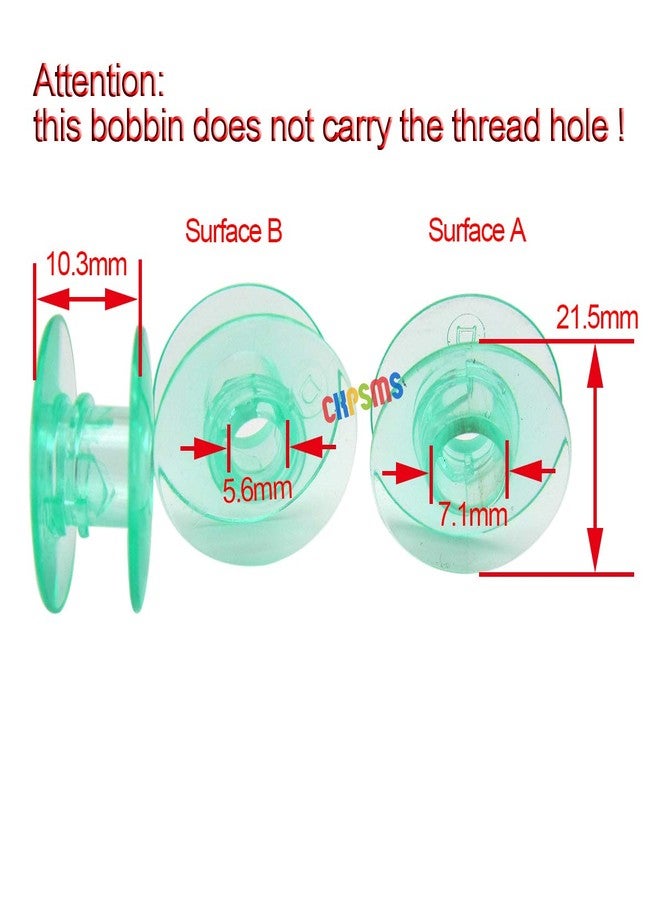 CKPSMS brand - 50PCS Bobbins （without thread hole) #820921096 Compatible withCompatible with/Replacement for PFAFF brand creative 3.0,creative 4.0,expression 3.5,quilt expression 4.0 (50) - Image 2
