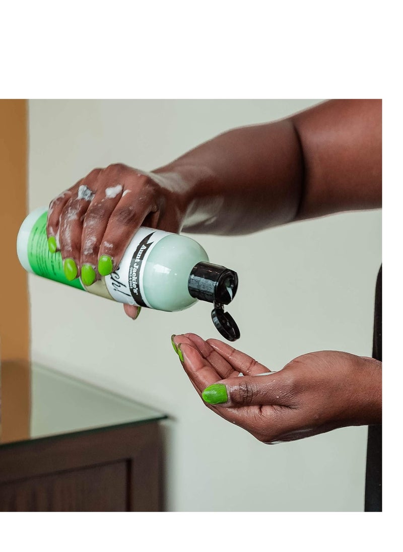 Aunt Jackie's - Aunt Jackie's curls and coils quench moisture intensive leave in hair conditioner for natural curls coils and waves enriched with shea butter 16 oz - Image 1