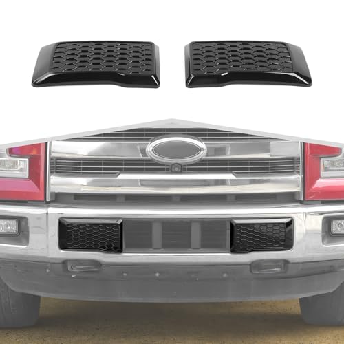 Amayum Front Bumper Guards Pads Insert Panel fit for Ford F150 20152020 Front Bumper Guards ProtectorBlack - Image 1