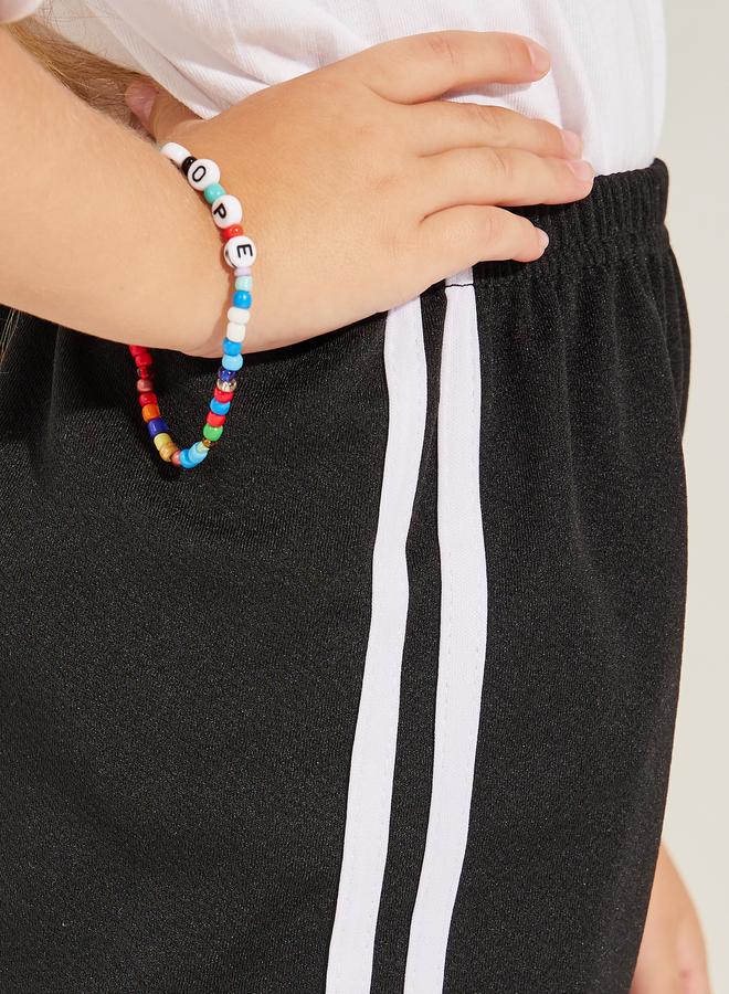 ستايلي جوغر مزين باشرطة جانبية مع درزات - Image 3