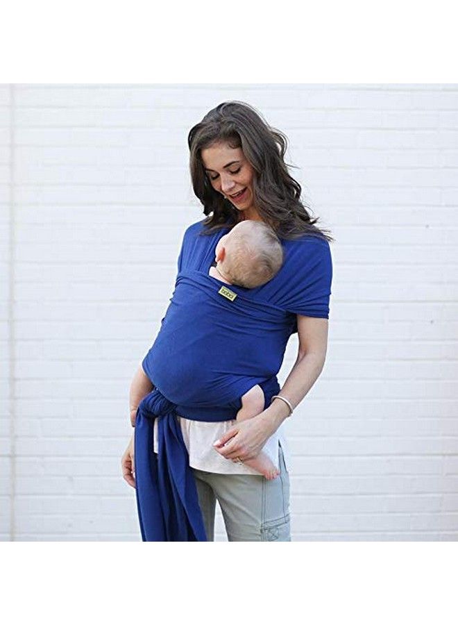 boba Baby Wrap Carrier Newborn To Toddler Stretchy Baby Wraps Carrier Baby Sling Handsfree Baby Carrier Wrap Baby Carrier Sling Baby Carrier Newborn To Toddler 735 Lbs (Serenity Dark Blue) - Image 3