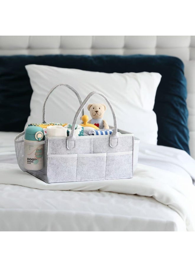 BabyShine Multi-Compartment Storage Organizer Bag – Large Capacity with Mesh Pockets - Image 4