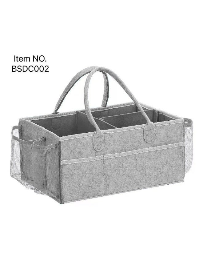 BabyShine Multi-Compartment Storage Organizer Bag – Large Capacity with Mesh Pockets - Image 1
