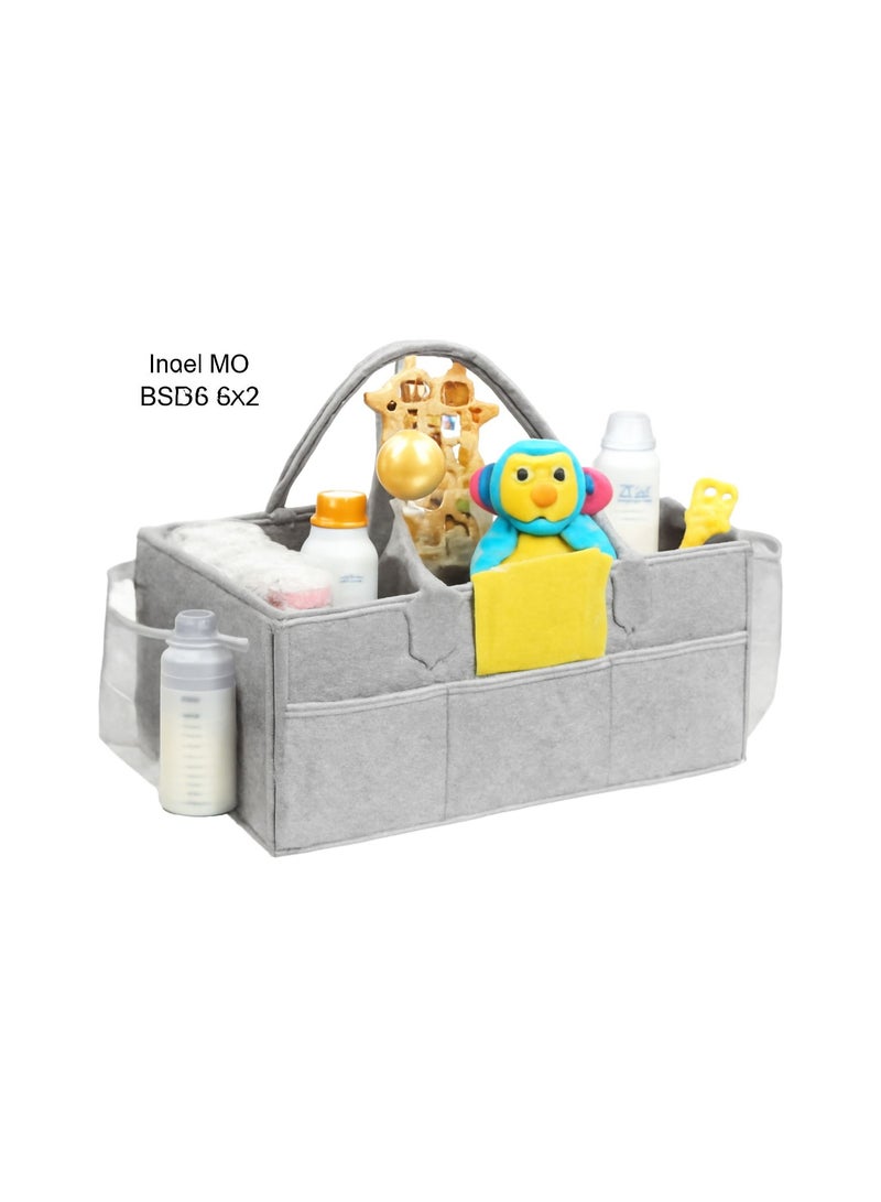 BabyShine Multi-Compartment Storage Organizer Bag – Large Capacity with Mesh Pockets - Image 2