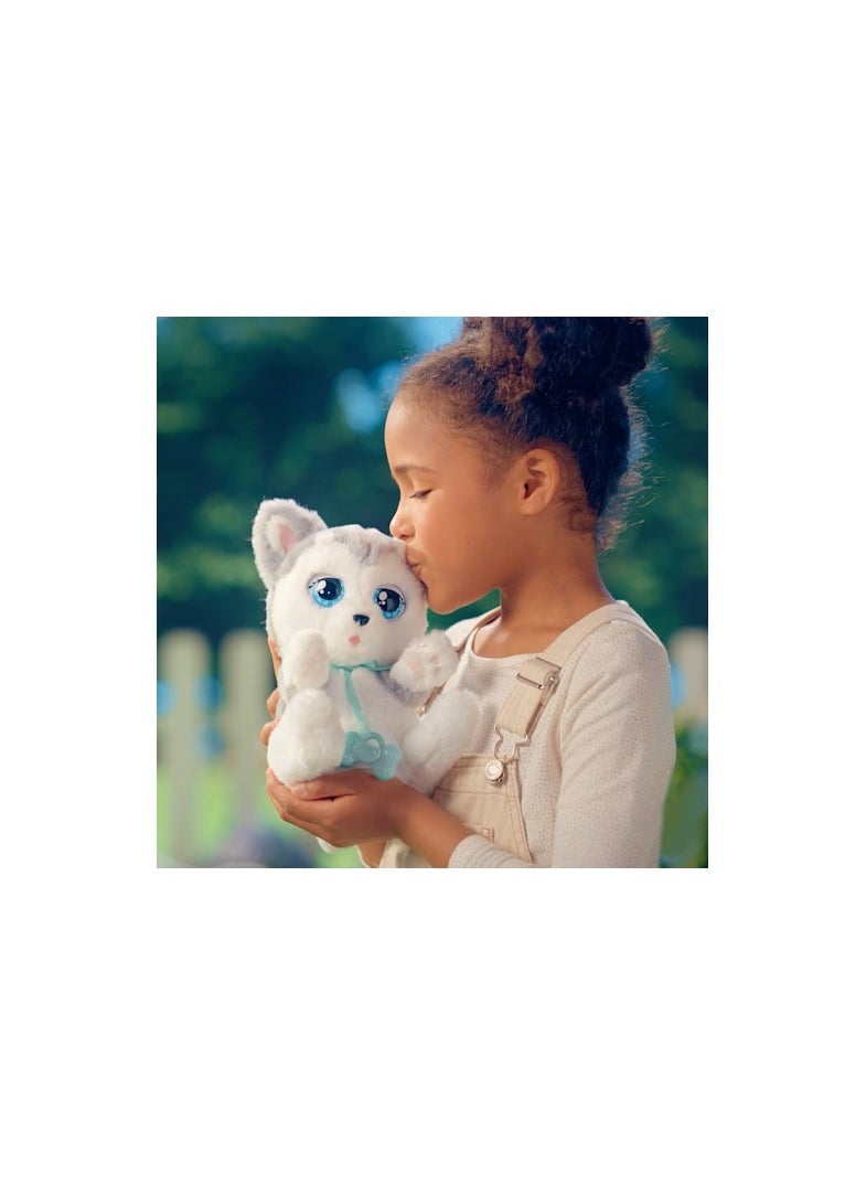 Baby Paws HUSKY ADORABLE PET PLUSH PUPPY Cuddle and play, with Pacifier and Personalized Blanket, makes adorable sounds that will melt your heart!  - Image 3