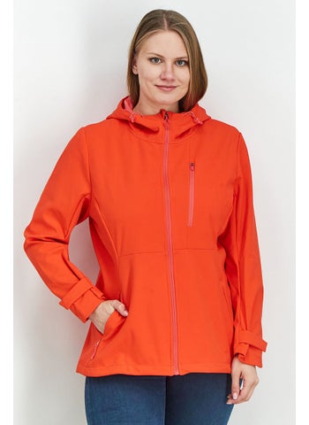 Women Plain Soft Shell Jacket, Red - pzsku/Z21A23D05D14BE8757F4FZ/45/_/1737642539/991fa4f1-a13b-4227-8344-d13fe4f57c55