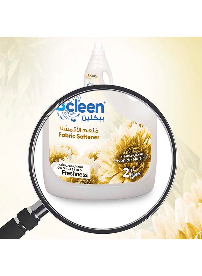Bcleen Fabric Softener, Savon de Marseille Scent, for long lasting fragrance,2L (OFFER PACK 2L X 2) - Image 4