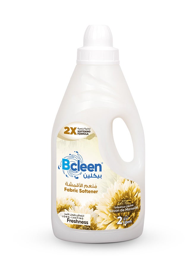 Bcleen Fabric Softener, Savon de Marseille Scent, for long lasting fragrance,2L (OFFER PACK 2L X 2) - Image 3