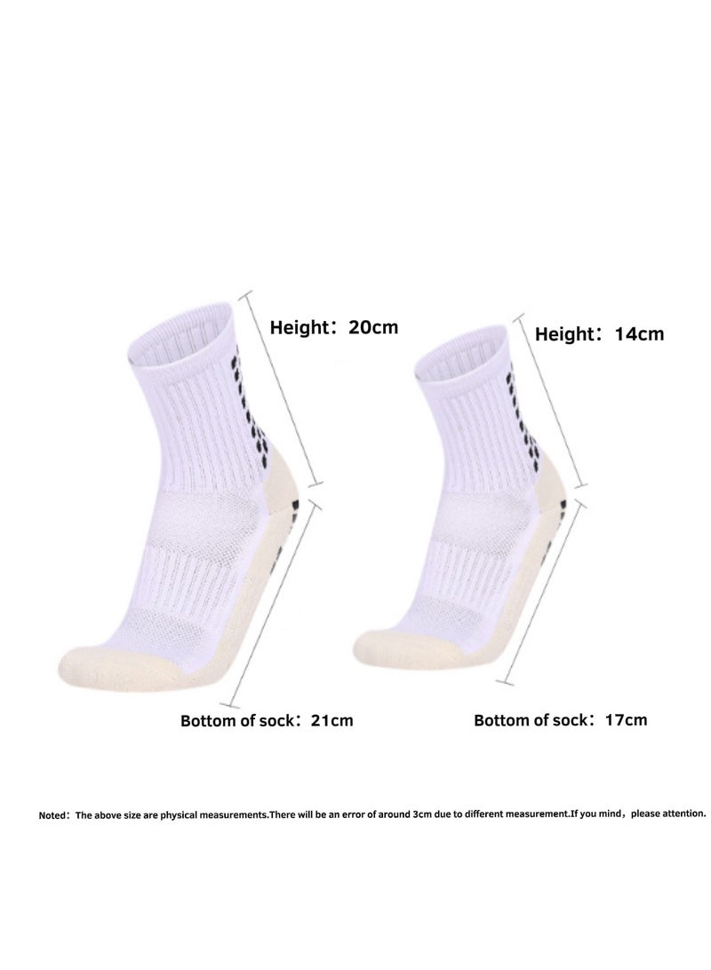 Kenzs 3 Pairs of Football Anti-Slip Socks Gel Socks for Men Women Kids Anti-Slip Football Socks Suitable for Football Basketball Yoga - Image 3