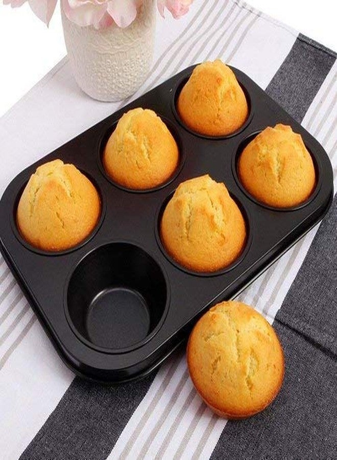 Xacton Cake Baking and Decoration Tools | Combo of 3 Different Shape Cake Mould, 6 Slot Silicone Mould Tray with 1 Bread Mould and 1 Pizza Tray | Cake Bakeware Combo | Kitchen Tools Set - Image 3