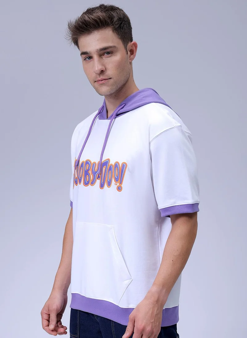 ذا انديان كراج كو Men Oversized Character Overhead Hooded Sweatshirt