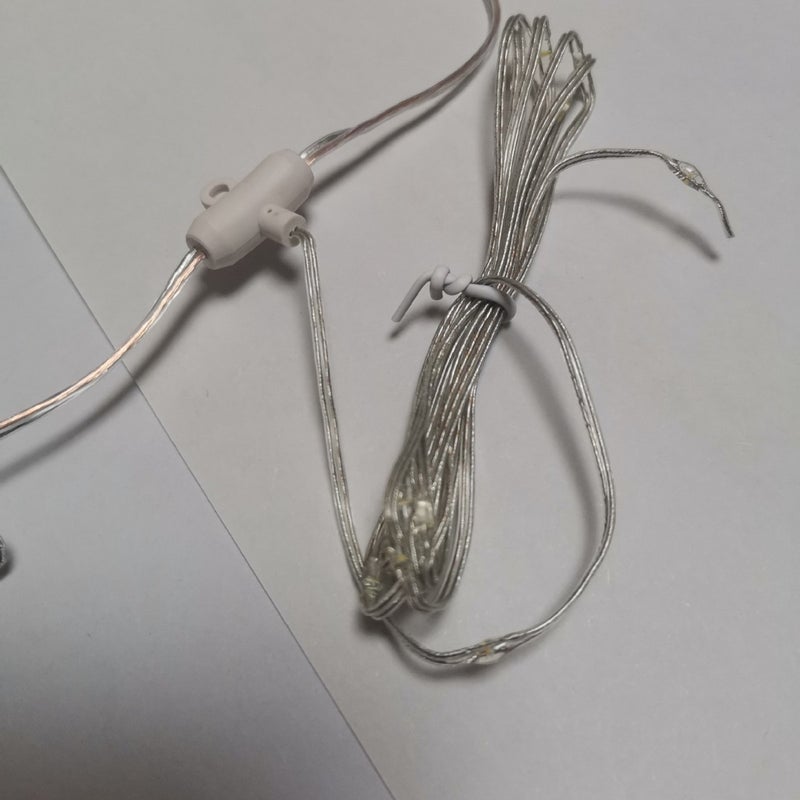 New Outdoor Waterproof Solar Umbrella Light String Garden Lawn Parasol Light With Christmas Lights - Image 5