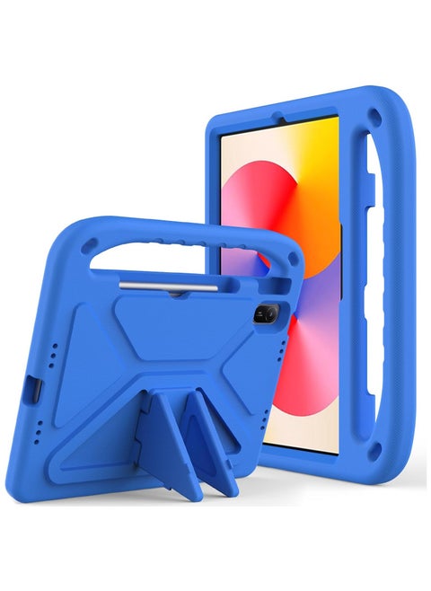Case for Huawei MatePad SE 11 inch Released 2024, Lightweight EVA Shockproof Stand Protective Case, Kid Friendly Tablet Cover W Shoulder Strap for Huawei MatePad SE 11 2024 Tablet (Blue)
