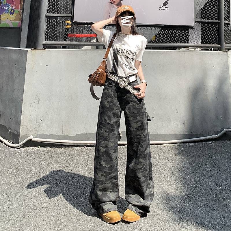 Unisex Classic Denim Jeans Loose Fit Daily Outdoor Wear - Image 3