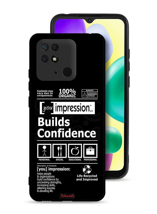 Tolwak Xiaomi Redmi 10C Protective Case Cover Builds Confidence Sticker - Image 1