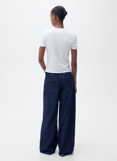 MANGO Fitted Cotton T-Shirt  - Image 2