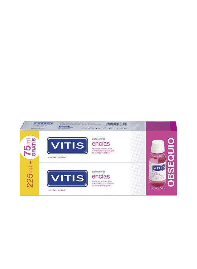 Vitis Gums Toothpaste With Fluoride 2x150ml - Image 1