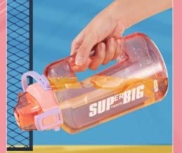 Spanker Sports Water Bottle 1.5 L / 55 OZ Half Gallon Carry Handle Big Water Jug For Sport | Ecofriendly, Tritan BPA Free Plastic, Leakproof- White SSTP - Image 4
