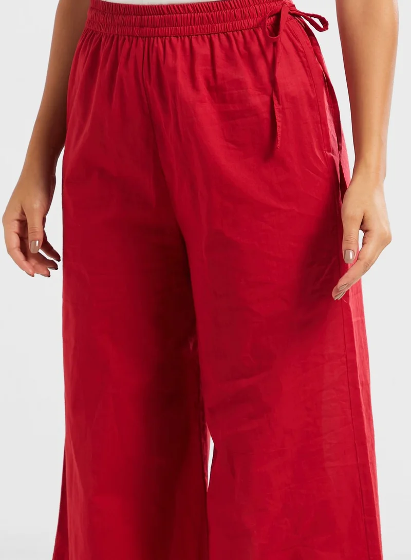 kolaba Flared Printed Palazzo