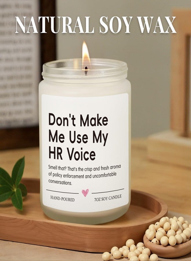 Hudiegify HR Human Resources Gifts, Funny Office Gifts for HR Human Resources Coworkers Boss, Appreciation, Mothers Day, HR Professional Day, Birthday Gift for Employee Boss Lady Manger, Lavender Scented Candle - Image 4