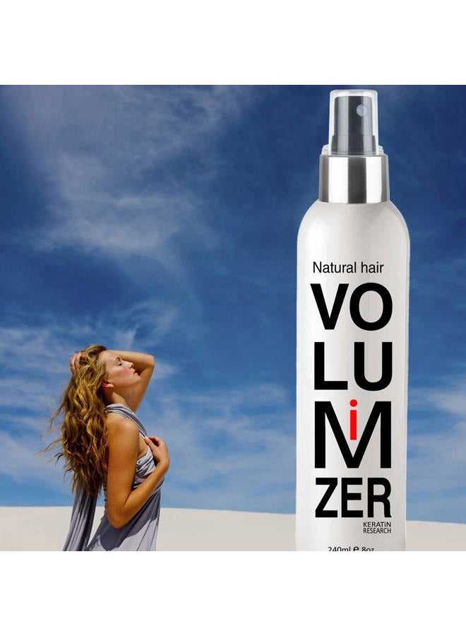 KERATIN RESEARCH Fine Hair Volumizing Spray + Thickener for Women & Men - Instant Natural Lift for Finer Strands, Experts Recommended (120ml)  - Image 2
