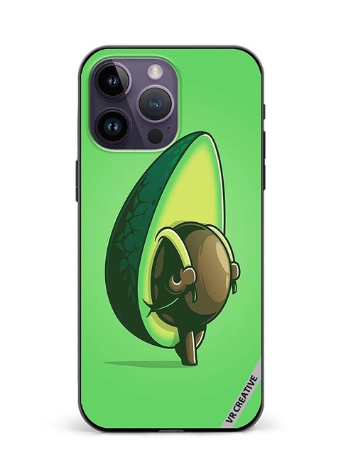 Protective Case Cover For Apple iPhone 16 Pro Avocado Design Multicolour