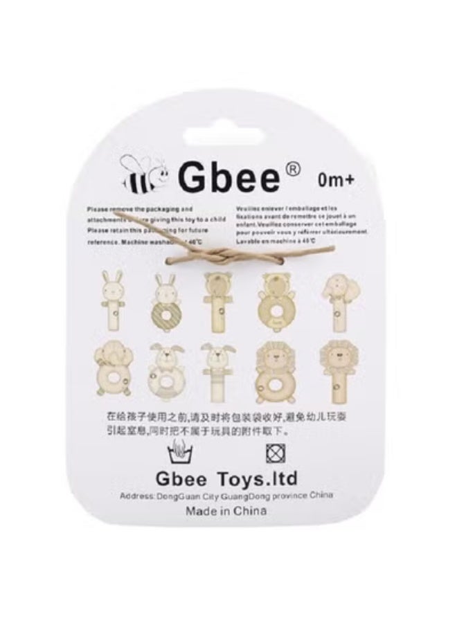 Gbee Top-Quality Material Organic Cotton Rattles Toy Set For Kids Hand Bell Infant Educational Mobiles Toys - Image 3