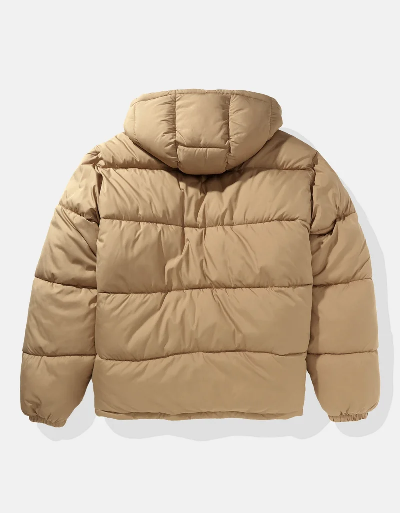 American Eagle Zip Through Puffer Jacket