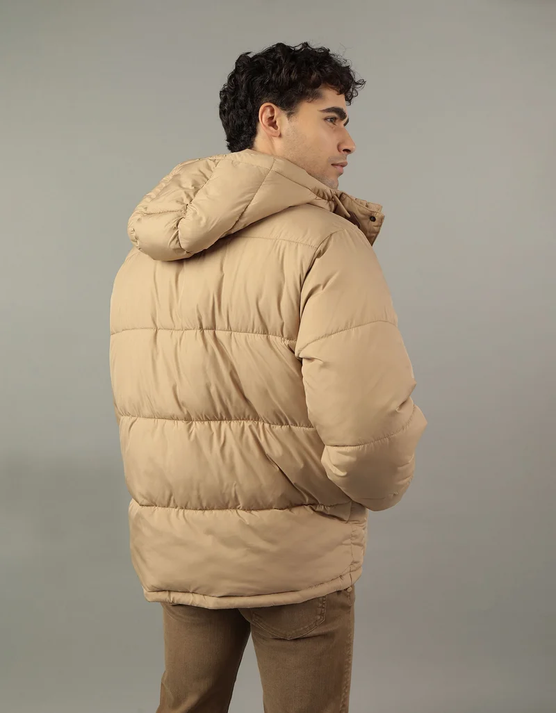 American Eagle Zip Through Puffer Jacket