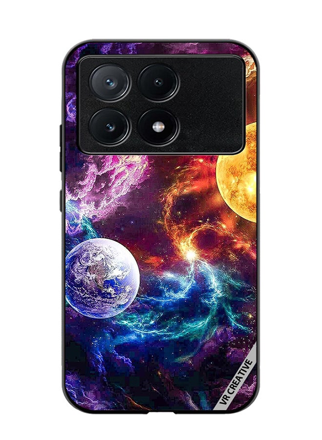 VR CREATIVE Protective Case Cover For Xiaomi Poco X6 Pro Beautiful Galaxy Design Multicolour - Image 1