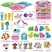 AGENTLAN Stackable Sensory Bin Unicorn Pet Sensory Sand Unicorn and Pet Sandbox with Play Sand for Toddlers Boys and Girls Kids Toys Gift for Age 3 4 5 6 7 8 - Image 4