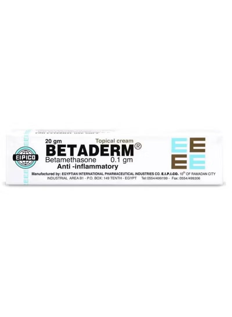 Betaderm Cream, Anti-inflammatory - 20 g