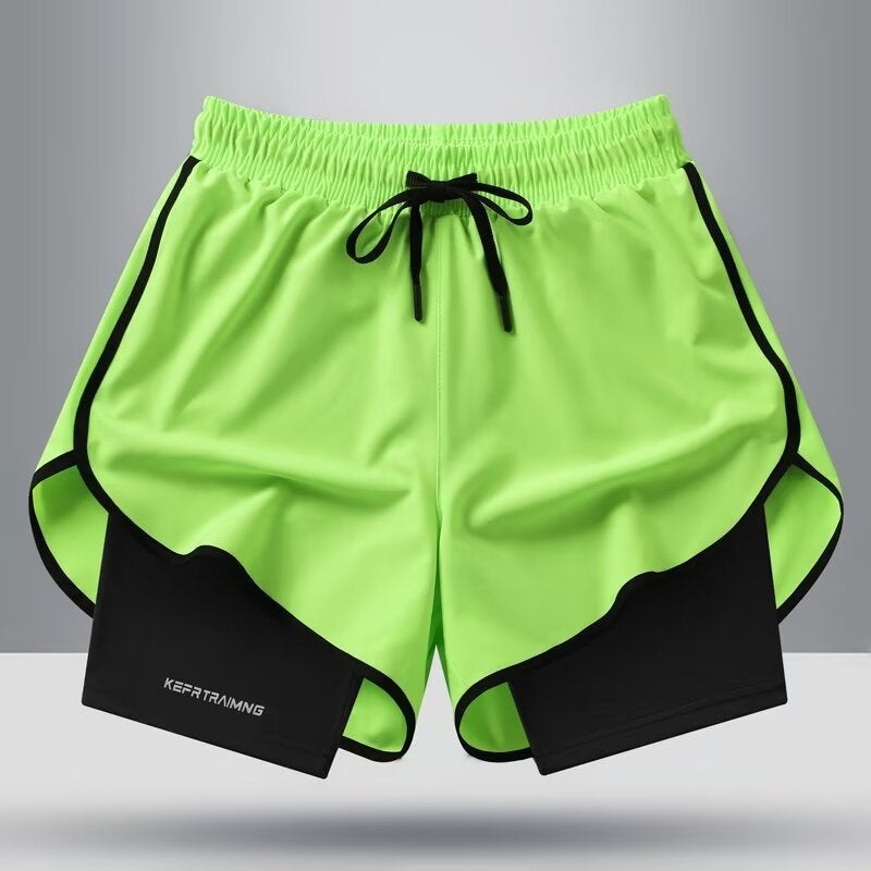 Mens Breathable Mesh Shorts Casual Summer Running Gym Grey  - Image 5