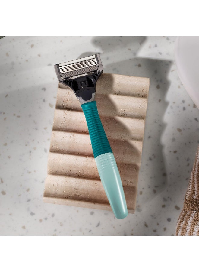 Harry's - Razor Handle and 3 Razor Blade Refill Cartridges - Sage - Image 3