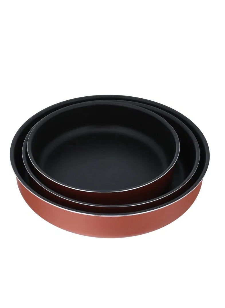 Rocky Tefal Rocky Tray Set, 3 Pieces - Brown - Image 3