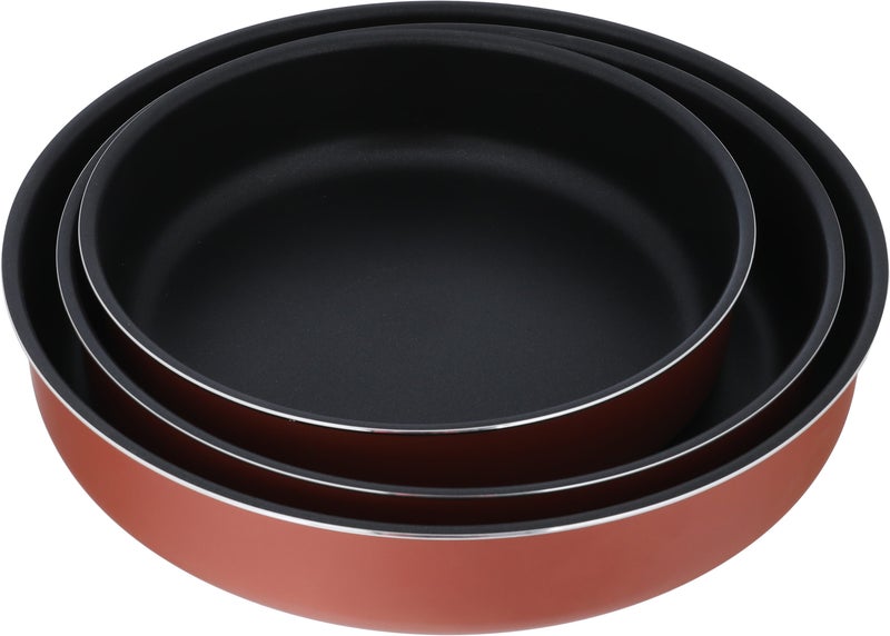 Rocky Tefal Oven Trays Set, 3 Pieces - Copper - Image 2