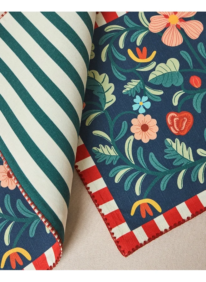 تشامباك Apple Orchards Placemats - Set of 2, 13"x19" | Kashmir Trails